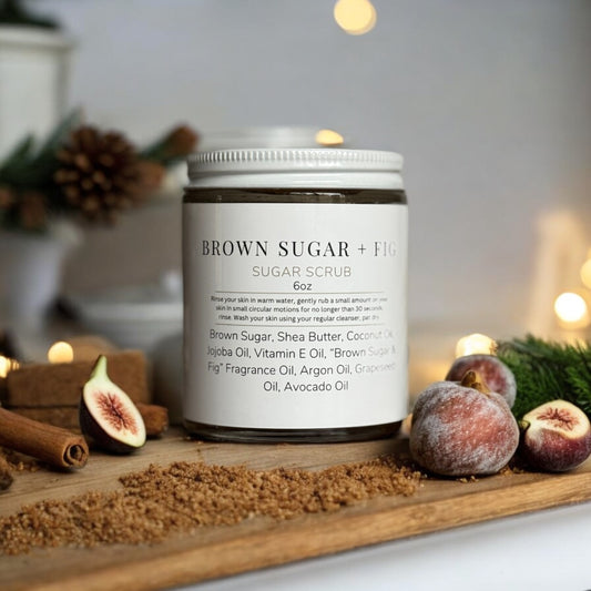 Brown Sugar + Fig Sugar Scrub